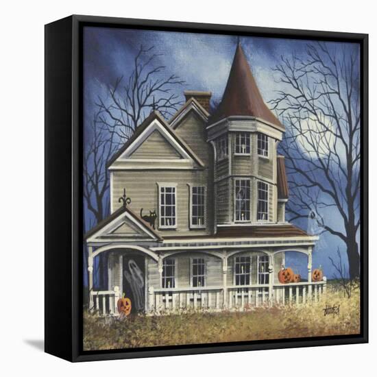 Halloween House-Debbi Wetzel-Framed Premier Image Canvas