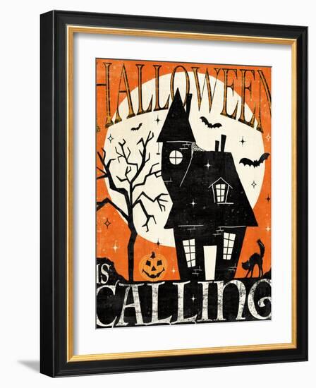 Halloween is Calling III-Veronique Charron-Framed Art Print