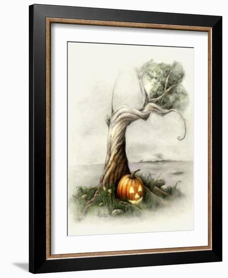 Halloween Island-Art and a Little Magic-Framed Giclee Print