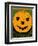 Halloween, Jack O'Lantern with Cat and Bat Cut-Outs-null-Framed Art Print