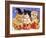 Halloween Kittens & Pumpkins-sylvia pimental-Framed Art Print