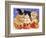 Halloween Kittens & Pumpkins-sylvia pimental-Framed Art Print