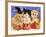 Halloween Kittens & Pumpkins-sylvia pimental-Framed Art Print