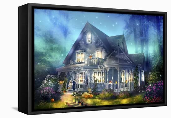 Halloween Lane-Joel Christopher Payne-Framed Premier Image Canvas