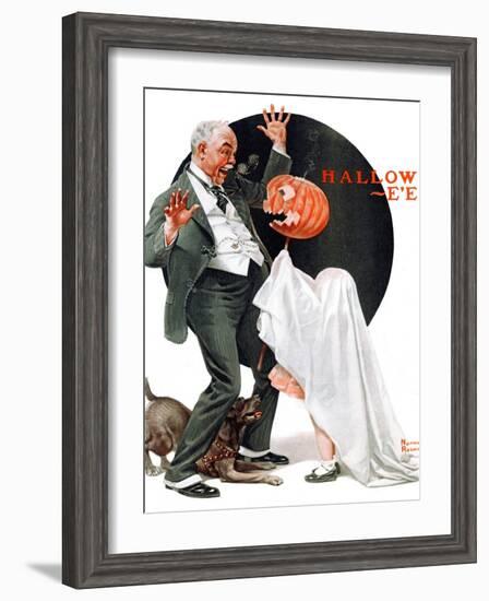 "Halloween", October 23,1920-Norman Rockwell-Framed Giclee Print