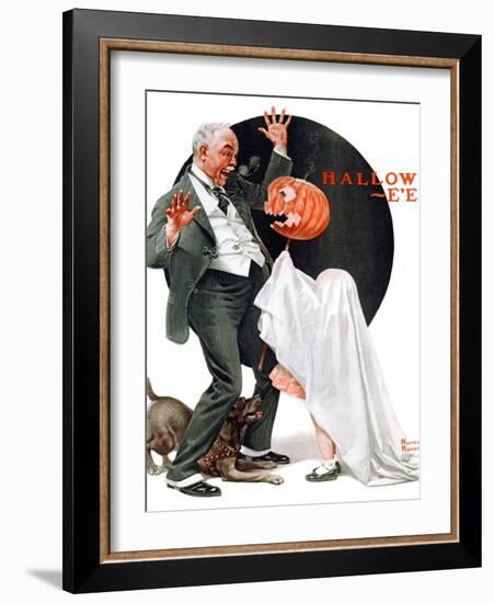 "Halloween", October 23,1920-Norman Rockwell-Framed Giclee Print