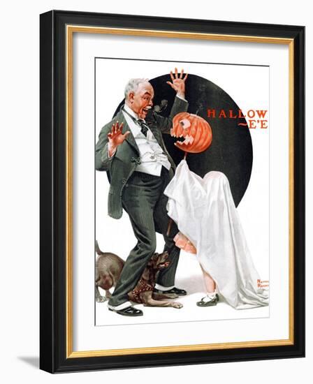 "Halloween", October 23,1920-Norman Rockwell-Framed Giclee Print