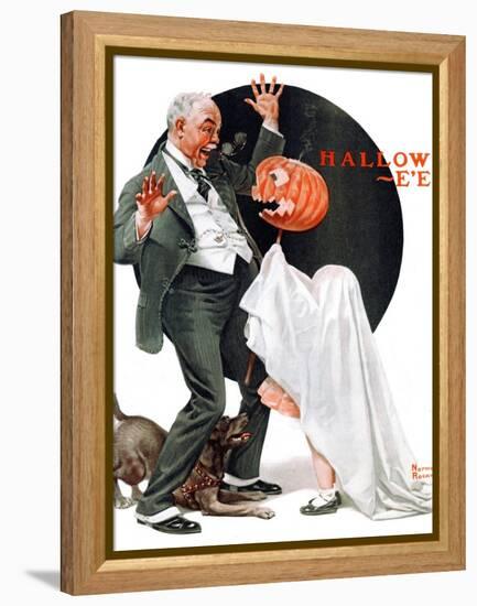 "Halloween", October 23,1920-Norman Rockwell-Framed Premier Image Canvas