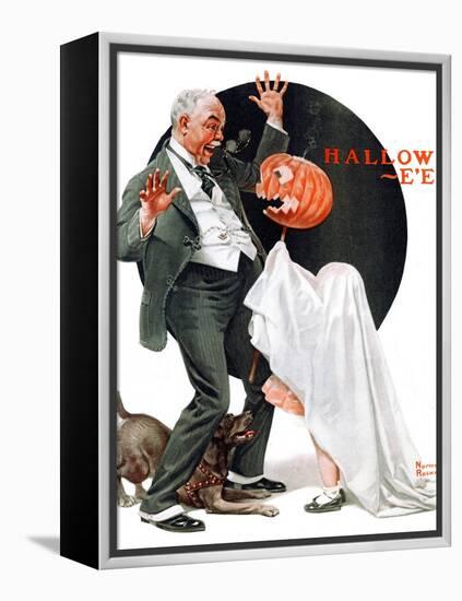 "Halloween", October 23,1920-Norman Rockwell-Framed Premier Image Canvas