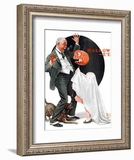 "Halloween", October 23,1920-Norman Rockwell-Framed Giclee Print