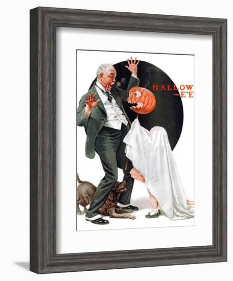 "Halloween", October 23,1920-Norman Rockwell-Framed Giclee Print