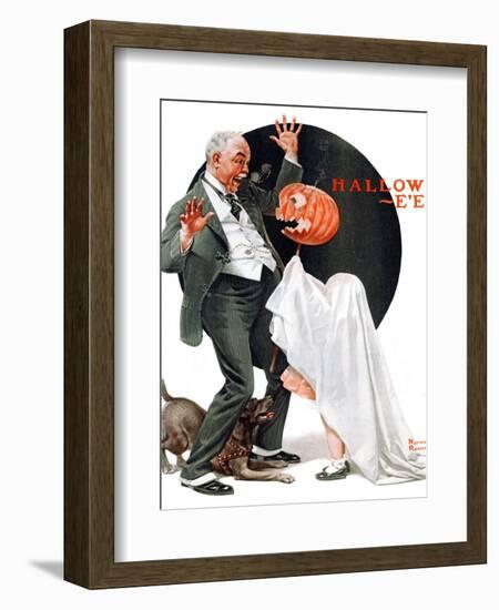 "Halloween", October 23,1920-Norman Rockwell-Framed Giclee Print