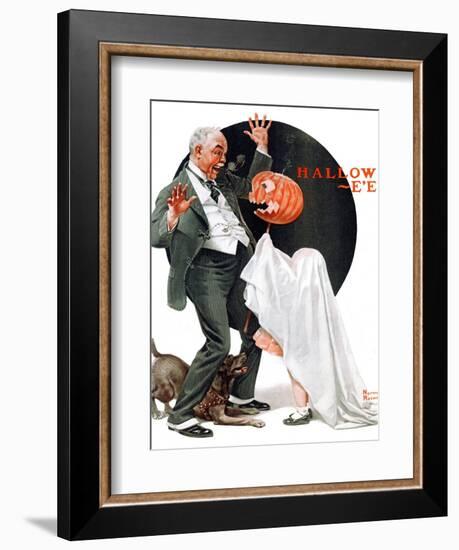 "Halloween", October 23,1920-Norman Rockwell-Framed Giclee Print