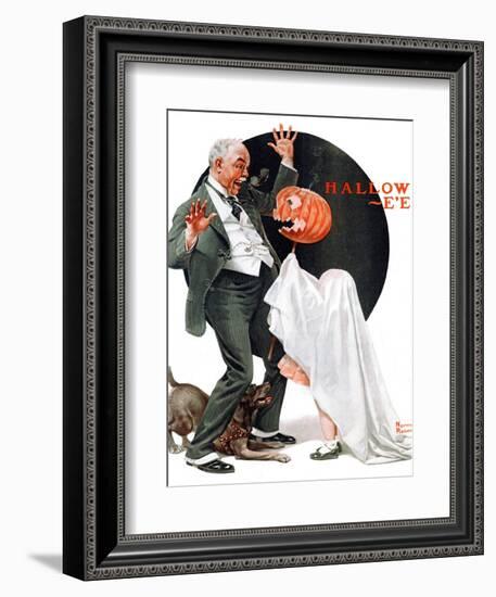 "Halloween", October 23,1920-Norman Rockwell-Framed Giclee Print