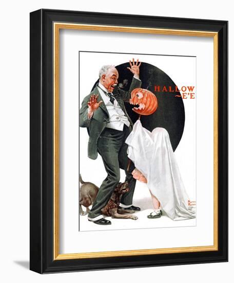 "Halloween", October 23,1920-Norman Rockwell-Framed Giclee Print