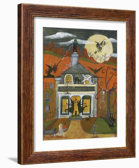 Halloween Old Jail House-Cheryl Bartley-Framed Giclee Print