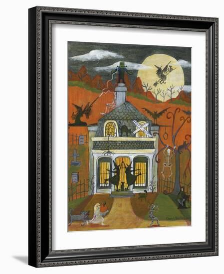 Halloween Old Jail House-Cheryl Bartley-Framed Giclee Print