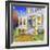 Halloween Porch-Edgar Jerins-Framed Giclee Print