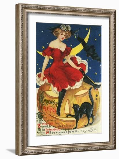 Halloween Red Dress Large-Vintage Apple Collection-Framed Giclee Print