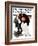 "Halloween" Saturday Evening Post Cover, October 23,1920-Norman Rockwell-Framed Giclee Print