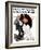 "Halloween" Saturday Evening Post Cover, October 23,1920-Norman Rockwell-Framed Giclee Print