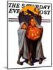 "Halloween Scare," Saturday Evening Post Cover, November 2, 1935-Frederic Stanley-Mounted Giclee Print