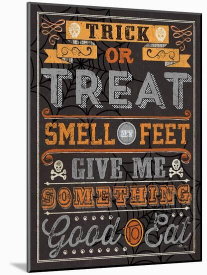 Halloween Talk I Orange-Pela Studio-Mounted Art Print