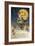 Halloween Witch Greendress Moon-Vintage Apple Collection-Framed Giclee Print