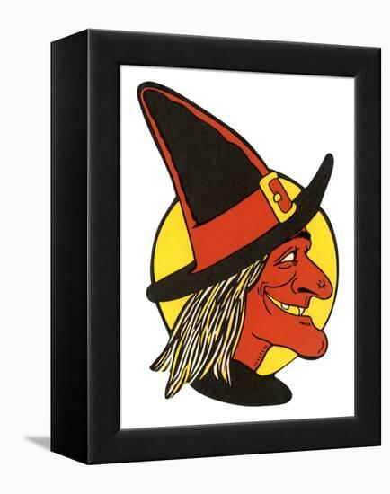 Halloween Witch-null-Framed Stretched Canvas