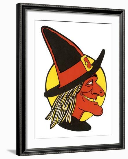 Halloween Witch-null-Framed Art Print