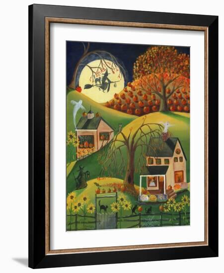 Halloween Witches House-Cheryl Bartley-Framed Giclee Print