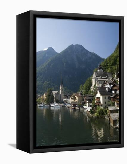 Hallstatt and Hallstatter See, Salzkammergut, Austria-Demetrio Carrasco-Framed Premier Image Canvas