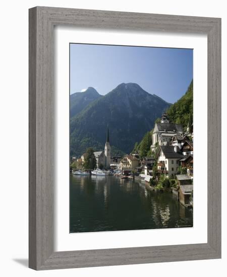 Hallstatt and Hallstatter See, Salzkammergut, Austria-Demetrio Carrasco-Framed Photographic Print