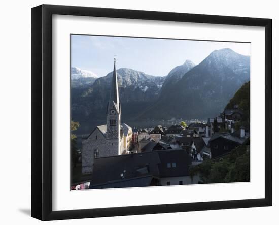 Hallstatt, Hallstatter Lake, Salzkammergut, Austria, Europe-P. Widmann-Framed Photographic Print