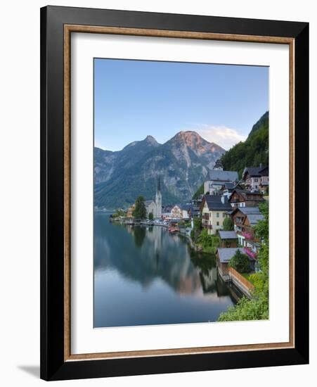 Hallstatt, Hallstattersee, Oberosterreich, Upper Austria, Austria-Doug Pearson-Framed Photographic Print
