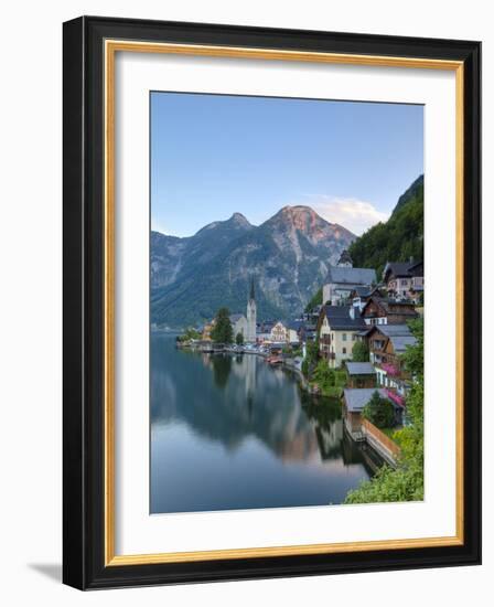 Hallstatt, Hallstattersee, Oberosterreich, Upper Austria, Austria-Doug Pearson-Framed Photographic Print