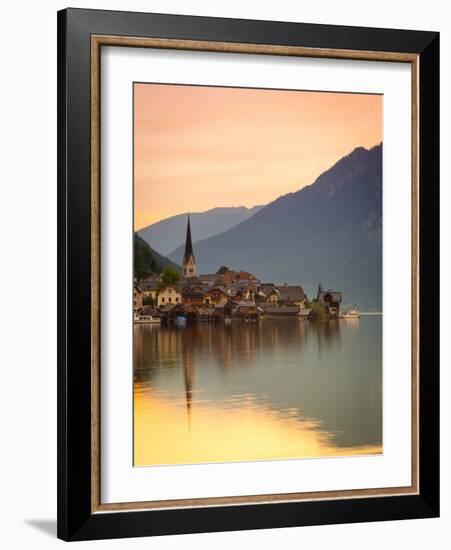 Hallstatt, Hallstattersee, Oberosterreich, Upper Austria, Austria-Doug Pearson-Framed Photographic Print