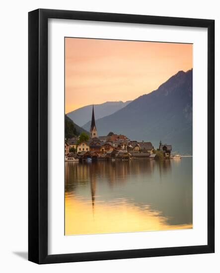 Hallstatt, Hallstattersee, Oberosterreich, Upper Austria, Austria-Doug Pearson-Framed Photographic Print