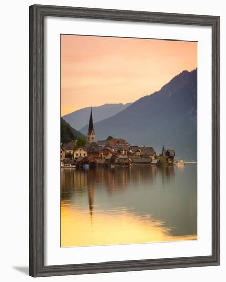 Hallstatt, Hallstattersee, Oberosterreich, Upper Austria, Austria-Doug Pearson-Framed Photographic Print