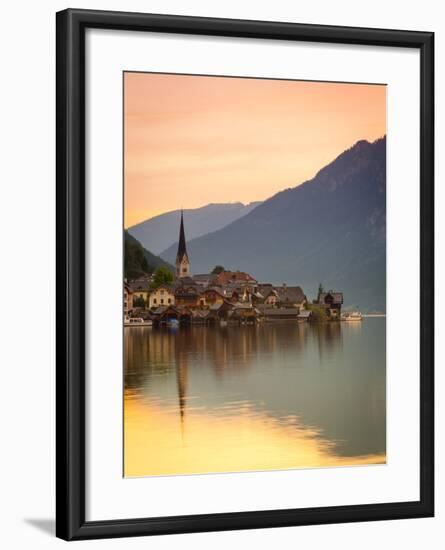 Hallstatt, Hallstattersee, Oberosterreich, Upper Austria, Austria-Doug Pearson-Framed Photographic Print