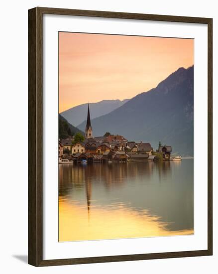 Hallstatt, Hallstattersee, Oberosterreich, Upper Austria, Austria-Doug Pearson-Framed Photographic Print