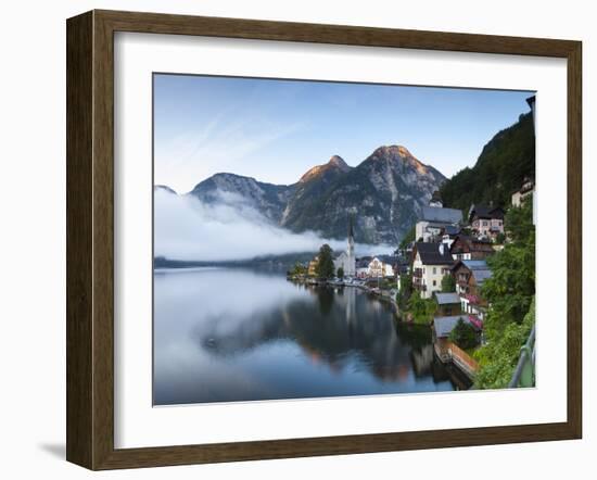 Hallstatt, Hallstattersee, Oberosterreich, Upper Austria, Austria-Doug Pearson-Framed Photographic Print