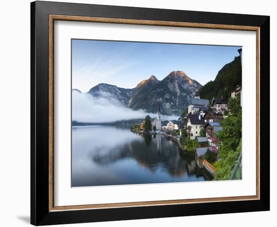 Hallstatt, Hallstattersee, Oberosterreich, Upper Austria, Austria-Doug Pearson-Framed Photographic Print