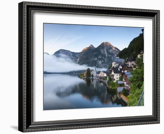 Hallstatt, Hallstattersee, Oberosterreich, Upper Austria, Austria-Doug Pearson-Framed Photographic Print