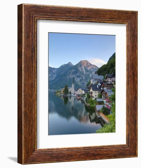 Hallstatt, Hallstattersee, Oberosterreich, Upper Austria, Austria-Doug Pearson-Framed Photographic Print