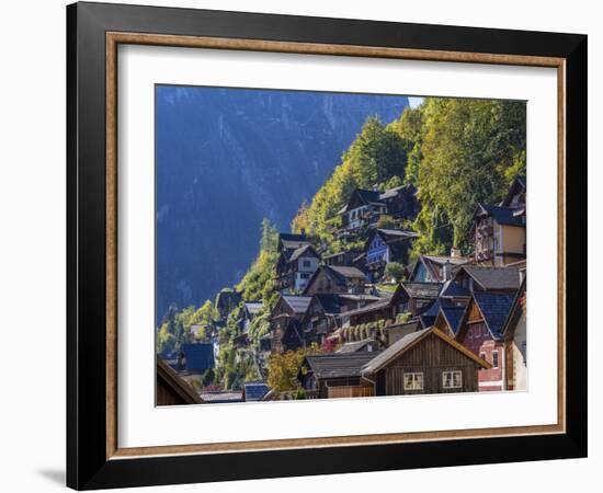 Hallstatt in the Hallstatter Lake, Austria, Europe-P. Widmann-Framed Photographic Print