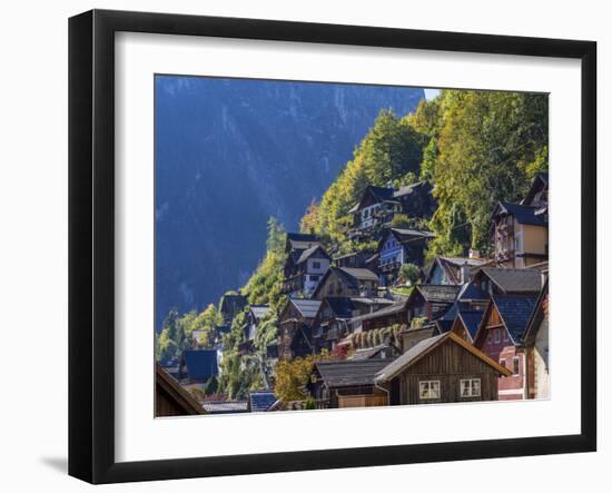 Hallstatt in the Hallstatter Lake, Austria, Europe-P. Widmann-Framed Photographic Print