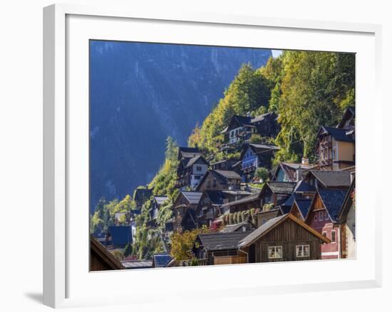 Hallstatt in the Hallstatter Lake, Austria, Europe-P. Widmann-Framed Photographic Print