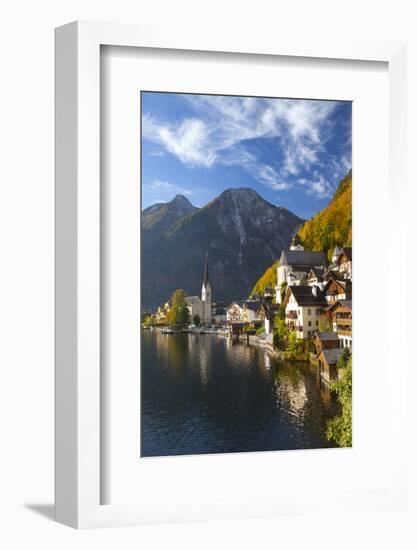 Hallstatt, UNESCO World Heritage Site, Salzkammergut, Austria, Europe-Miles Ertman-Framed Premium Photographic Print