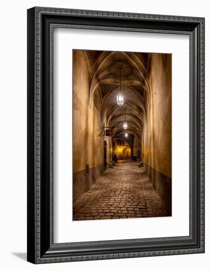 Hallway at Cesky Krumlov Castle in the Czech Republic-Chuck Haney-Framed Photographic Print